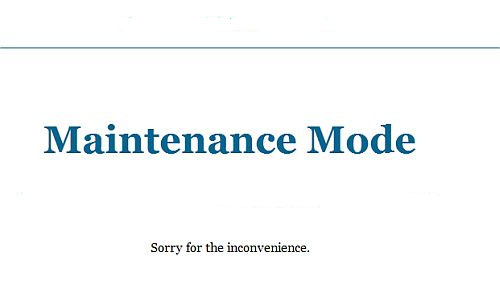 Maintenance